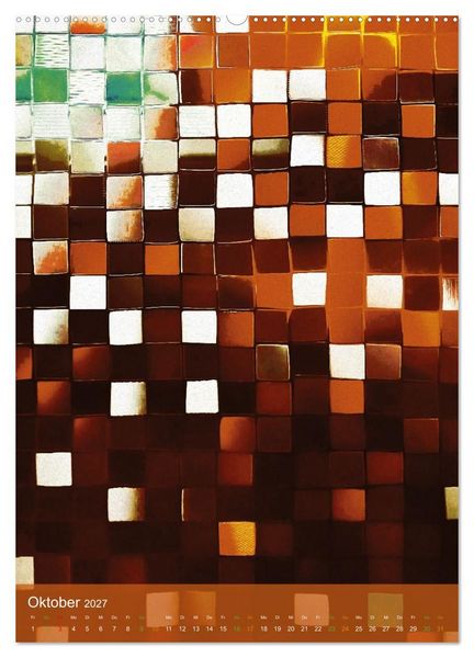 Produktbild: MOSAIK-VISIONEN (hochwertiger Premium Wandkalender 2027 DIN A2 hoch), Kunstdruck in Hochglanz