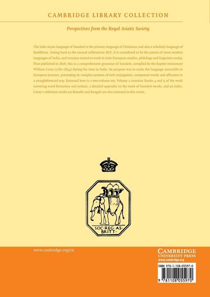 Produktbild: A Grammar of the Sungskrit Language - Volume 2