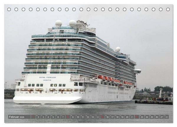 Produktbild: Kreuzfahrt Warnem&uuml;nde (Tischkalender 2026 DIN A5 quer), CALVENDO Monatskalender