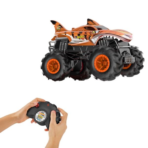 Produktbild: Hot Wheels Monster Trucks RC 1:24 Tiger Shark