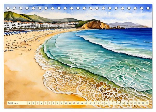 Produktbild: Faszination Spanien (Tischkalender 2026 DIN A5 quer), CALVENDO Monatskalender