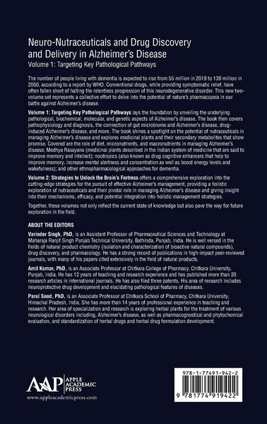Produktbild: Neuro-Nutraceuticals and Drug Discovery and Delivery in Alzheimer's Disease