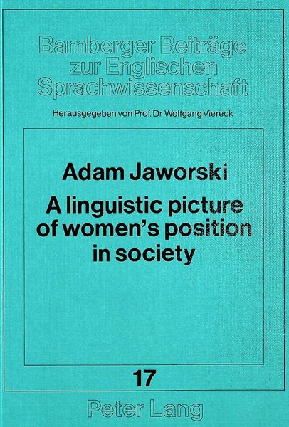 Produktbild: A linguistic picture of women's position in society