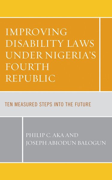 Produktbild: Improving Disability Laws under Nigeria's Fourth Republic