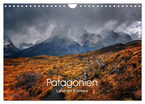 Patagonien-Land der Extreme (Wandkalender 2026 DIN A4 quer), CALVENDO Monatskalender