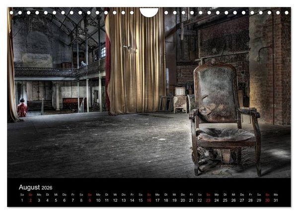 Produktbild: Geheimnisvolle Orte - Lost Places (Wandkalender 2026 DIN A4 quer), CALVENDO Monatskalender