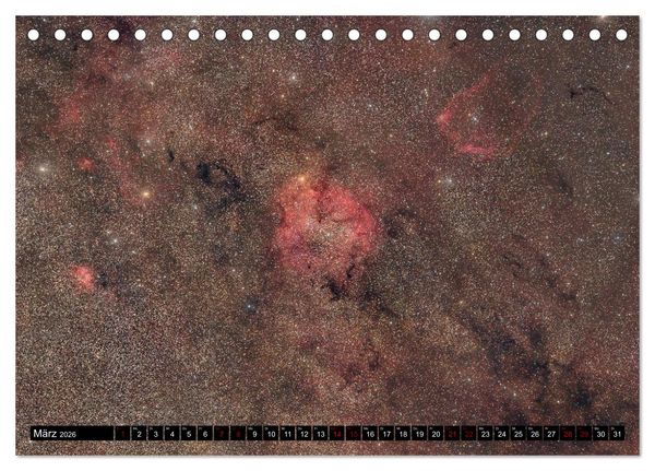 Produktbild: Deepsky Wide (Tischkalender 2026 DIN A5 quer), CALVENDO Monatskalender