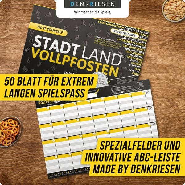 Produktbild: Denkriesen - Stadt Land Vollpfosten&reg; Do It Yourself Edition &ndash; "Dein Spiel."