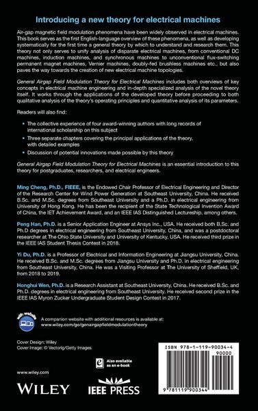 Produktbild: General Airgap Field Modulation Theory for Electrical Machines
