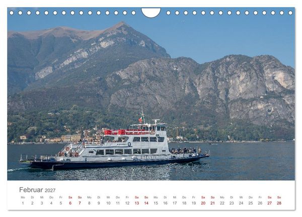 Produktbild: Como und der Comer See (Wandkalender 2027 DIN A4 quer), CALVENDO Monatskalender