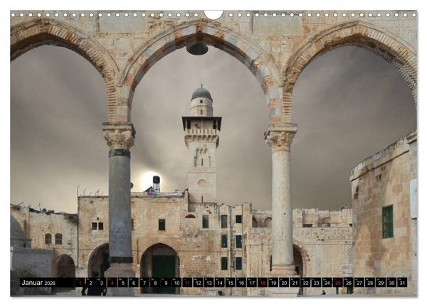 Produktbild: Jerusalem, die heilige Stadt (Wandkalender 2026 DIN A3 quer), CALVENDO Monatskalender