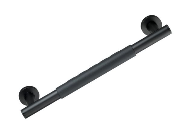 Produktbild: Wandhaltegriff Mod. Secura 40,5 cm Schwarz, Bauart gepr&uuml;ft