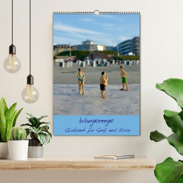 Produktbild: Wangerooge - Gl&uuml;cksort f&uuml;r Gro&szlig; und Klein (Wandkalender 2026 DIN A2 hoch), CALVENDO Monatskalender