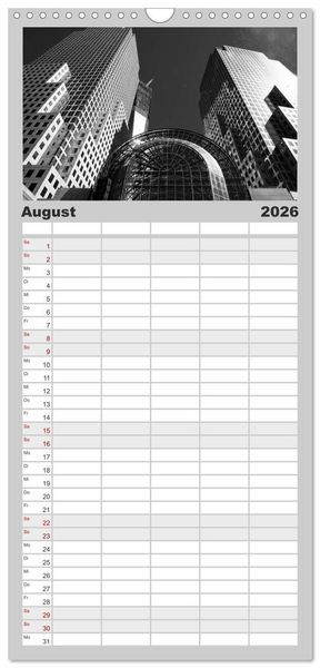 Produktbild: Familienplaner 2026 - New York &ndash; The Big Apple mit 5 Spalten (Wandkalender, 21 x 45 cm) CALVENDO