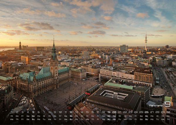 Produktbild: Hamburg - Zwischen Speicherstadt und Alster - 2027 - Kalender DIN A3