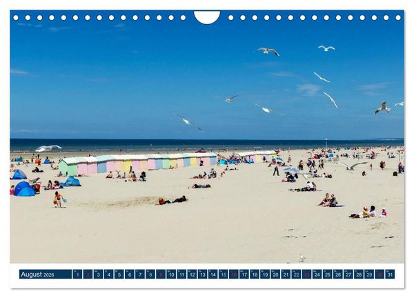 Produktbild: Normandie - raue K&uuml;sten, sanfte H&uuml;gel (Wandkalender 2026 DIN A4 quer), CALVENDO Monatskalender