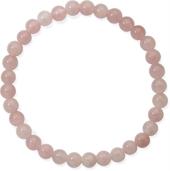 Produktbild: Armband, Rosenquarz, 04mm Kugeln
