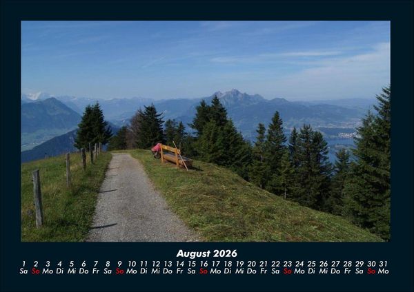 Produktbild: Wanderlust 2026 Fotokalender DIN A4