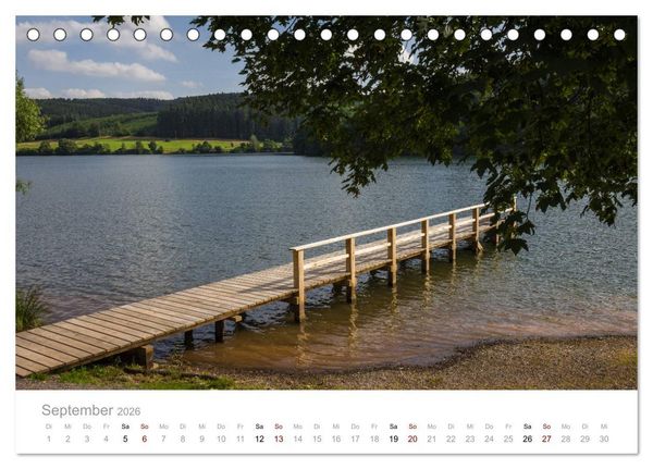 Produktbild: Sch&ouml;nes Sauerland (Tischkalender 2026 DIN A5 quer), CALVENDO Monatskalender