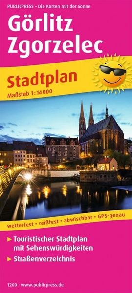 Produktbild: G&ouml;rlitz / Zgorzelec. Stadtplan 1:14 000
