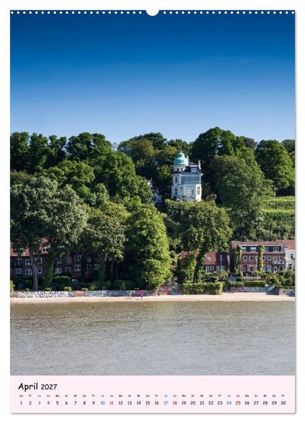 Produktbild: Hamburg &ndash; Wo eine Weltstadt auf Wasser trifft (hochwertiger Premium Wandkalender 2027 DIN A2 hoch), Kunstdruck in Hochglanz