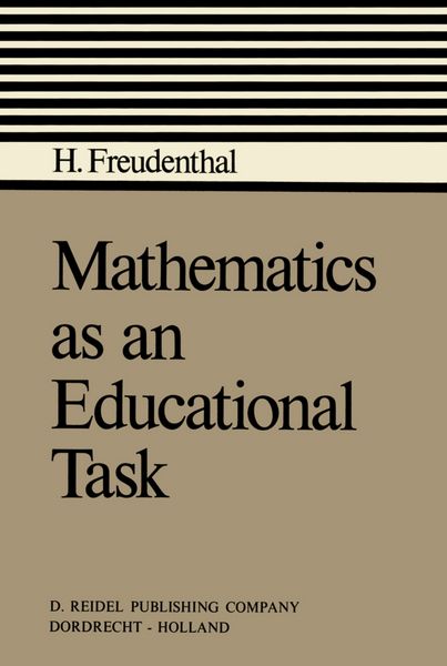 Produktbild: Mathematics as an Educational Task