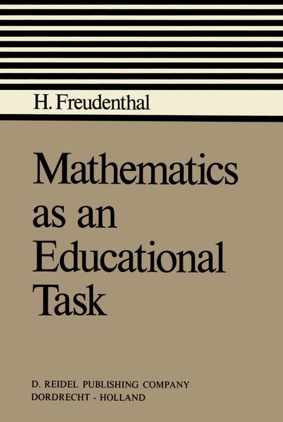 Produktbild: Mathematics as an Educational Task