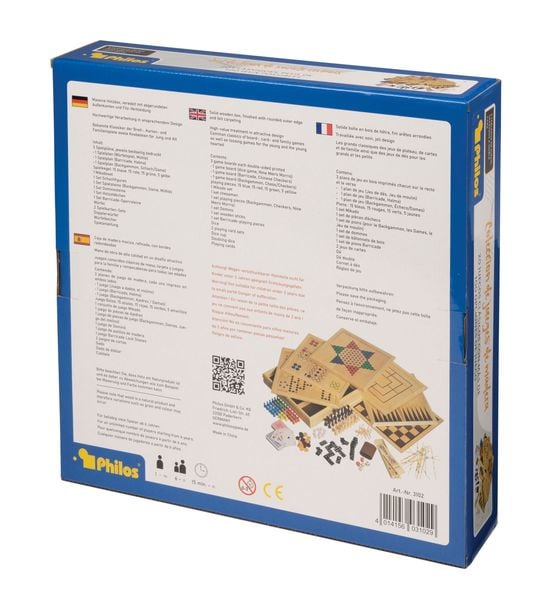 Produktbild: Philos 3102 - Holz Spielesammlung mit 100 Spielm&ouml;glichkeiten
