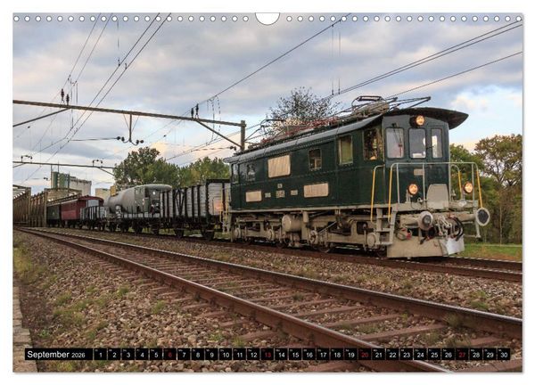 Produktbild: Eisenbahn-Nostalgie - Oldtimer auf Schweizer Schienen (Wandkalender 2026 DIN A3 quer), CALVENDO Monatskalender