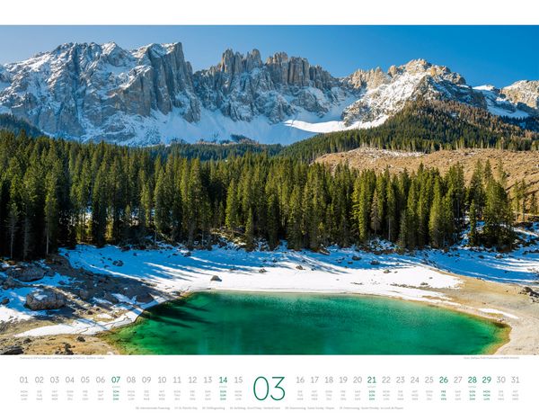 Produktbild: Bergwelt Dolomiten Kalender 2027