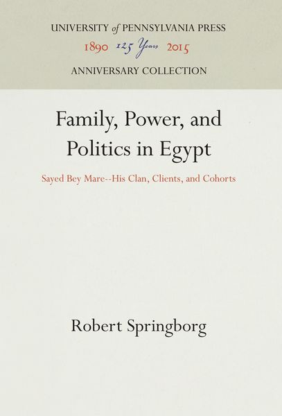 Produktbild: Family, Power, and Politics in Egypt