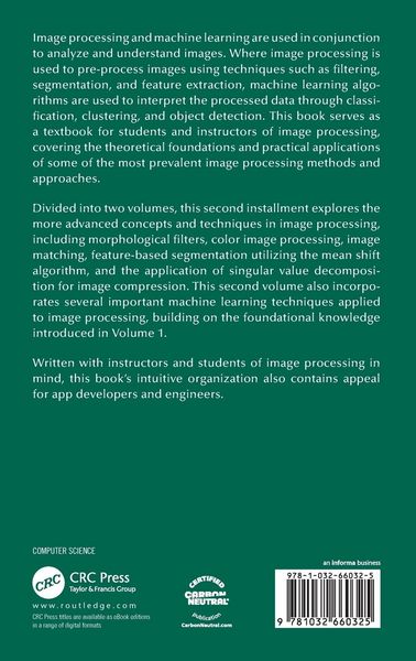 Produktbild: Image Processing and Machine Learning, Volume 2