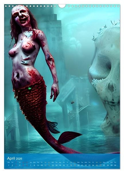 Produktbild: Sirens of the Undead Seas (Wall Calendar 2026 DIN A3 portrait), CALVENDO 12 Month Wall Calendar