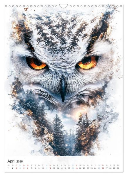 Produktbild: Fl&uuml;stern im Wald (Wandkalender 2026 DIN A3 hoch), CALVENDO Monatskalender