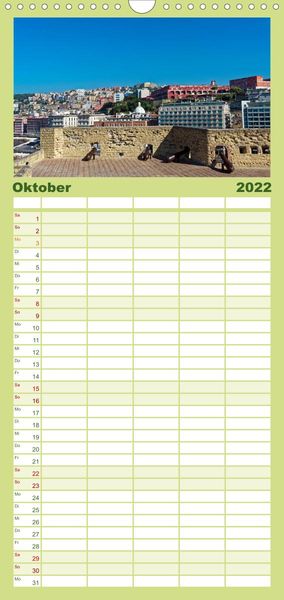 Produktbild: Familienplaner Sch&ouml;nes Italien (Wandkalender 2022 , 21 cm x 45 cm, hoch)