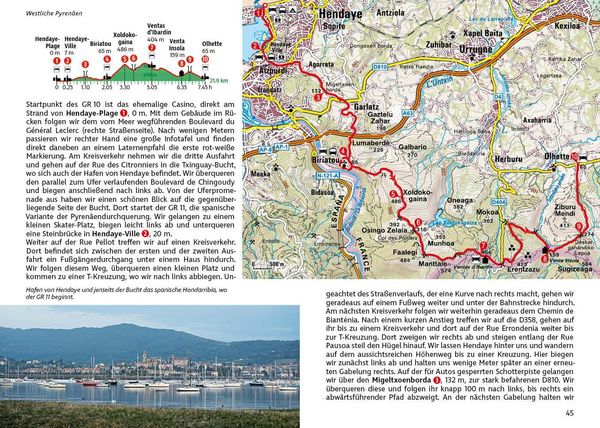Produktbild: ROTHER Wanderf&uuml;hrer Frankreich: Pyren&auml;en &ndash; GR&thinsp;10. 53 Etappen auf dem Fernwanderweg durch die Pyren&auml;en vom Atlantik bis ans Mittelmeer