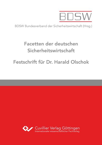 Produktbild: Facetten der deutschen Sicherheitswirtschaft