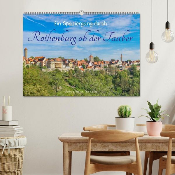 Produktbild: Ein Spaziergang durch Rothenburg ob der Tauber (Wandkalender 2027 DIN A2 quer), CALVENDO Monatskalender