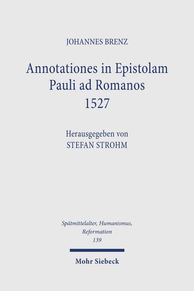 Produktbild: Annotationes in Epistolam Pauli ad Romanos 1527