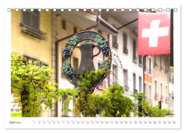 Produktbild: Malerisches Thun (Tischkalender 2026 DIN A5 quer), CALVENDO Monatskalender