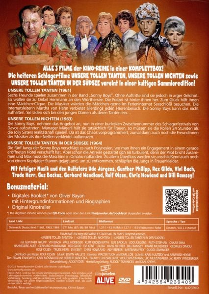 Produktbild: Unsere tollen Tanten Trilogie - Alle 3 Filme der Reihe in einer Box (Neuauflage) [3 DVDs]