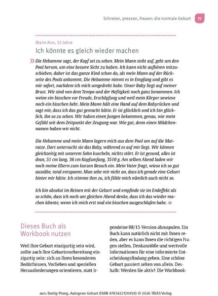 Produktbild: Autogene Geburt