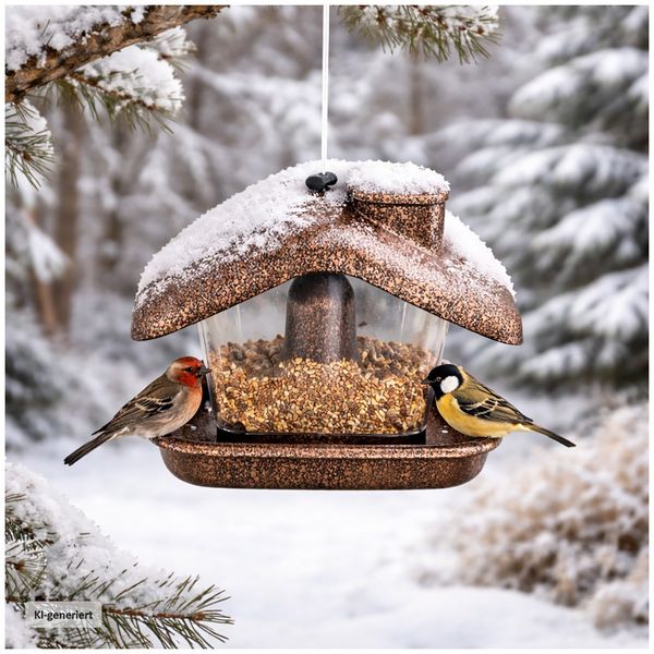 Produktbild: HTI-Living Vogelfutterhaus Nessa Metallic Gold Vogelfutterhaus Nessa Metallic Gold