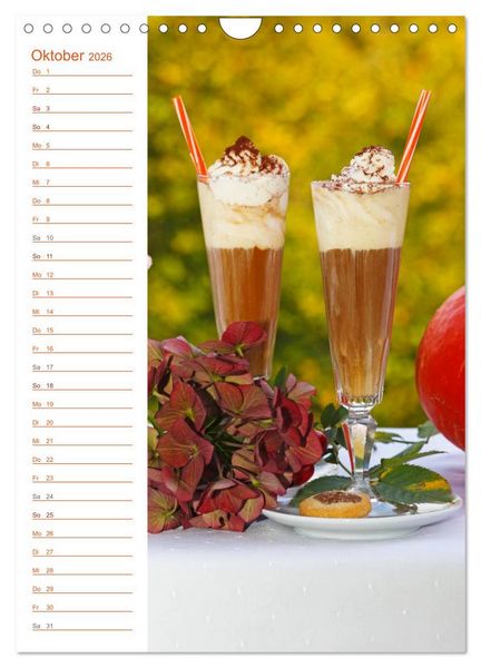 Produktbild: K&ouml;stliche Kaffeespezialit&auml;ten (Wandkalender 2026 DIN A4 hoch), CALVENDO Monatskalender