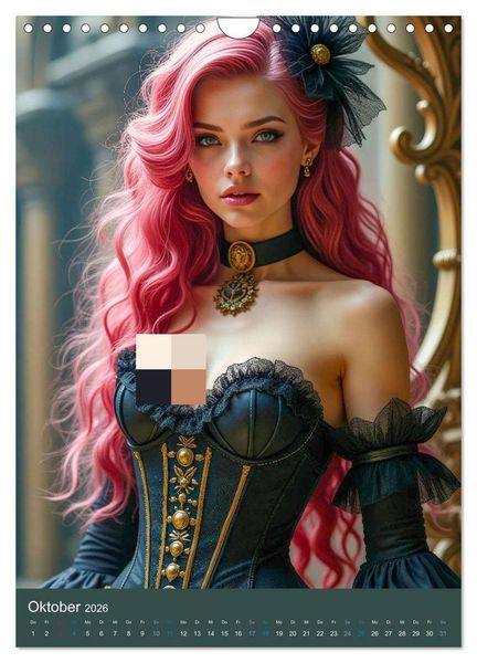 Produktbild: Steampunk Noir (Wandkalender 2026 DIN A4 hoch), CALVENDO Monatskalender