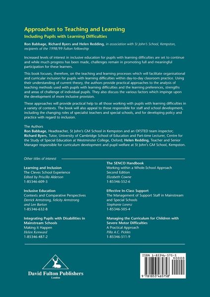 Produktbild: Approaches to Teaching and Learning