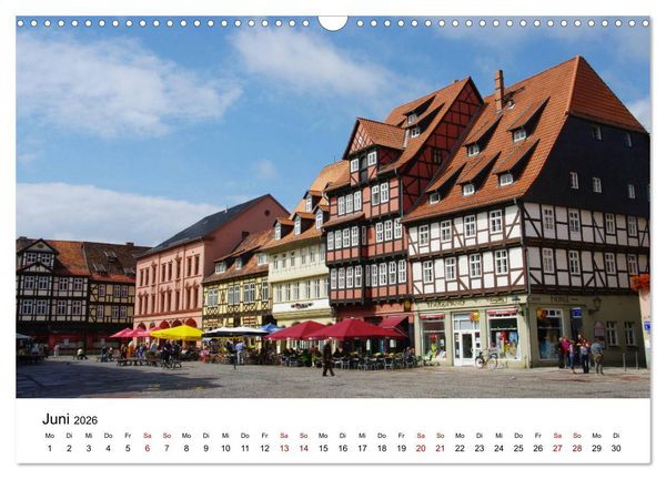 Produktbild: Weltkulturerbe Quedlinburg (Wandkalender 2026 DIN A3 quer), CALVENDO Monatskalender