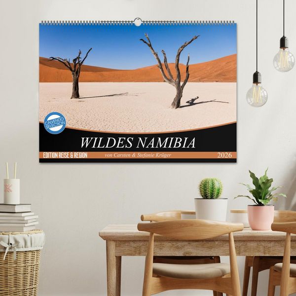 Produktbild: Wildes Namibia (Wandkalender 2026 DIN A2 quer), CALVENDO Monatskalender