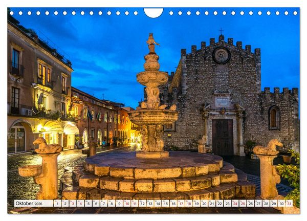 Produktbild: Sizilien - Taormina (Wandkalender 2026 DIN A4 quer), CALVENDO Monatskalender