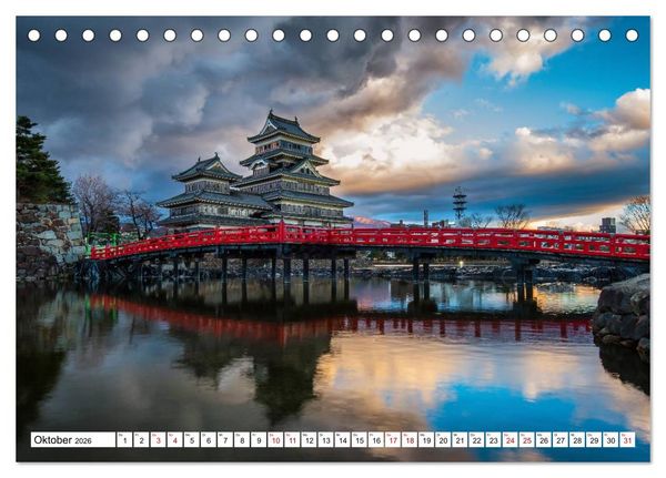Produktbild: Japan. Im Land des L&auml;chelns (Tischkalender 2026 DIN A5 quer), CALVENDO Monatskalender